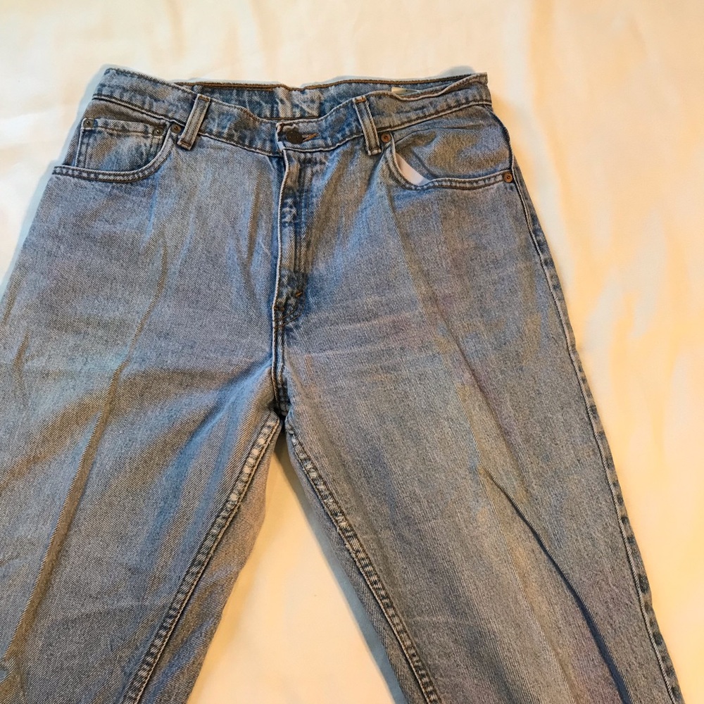 Vtg 90s Levi’s 550 high waist mom jeans relax fit